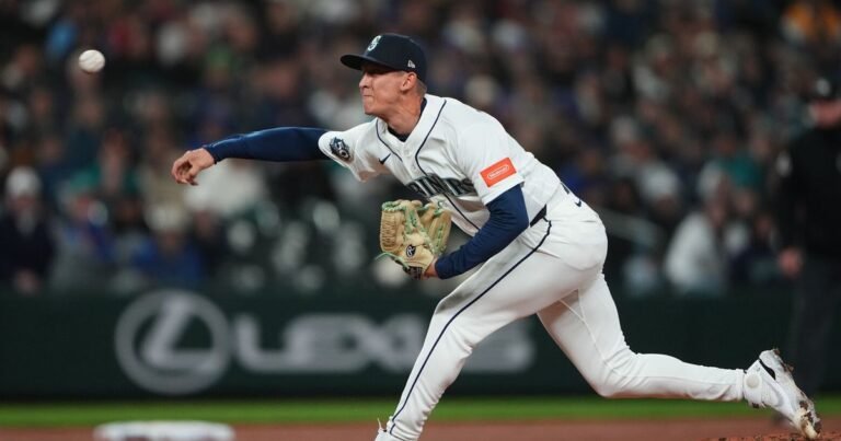 Mariners’ Casey Legumina receives backlash after hitting Angels’ Mike Trout