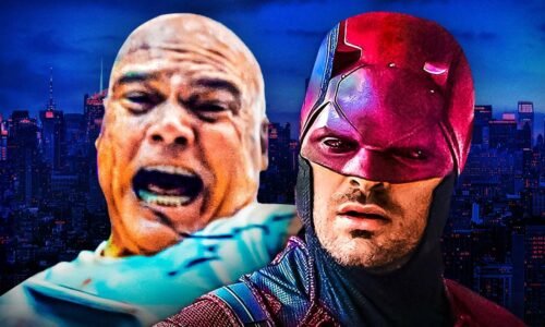 Kingpin and Daredevil in live-action Daredevil show