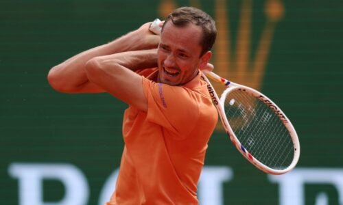 Medvedev smashes racket during double bagel loss to Berrettini