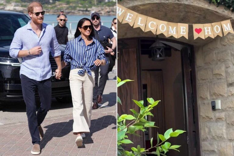Meghan Markle and Prince Harry Return Home from Australia to Surprise from Archie and Lilibet