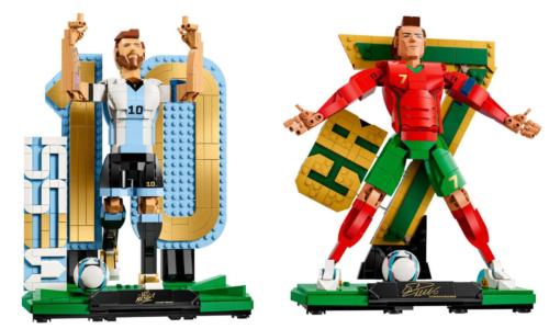 Messi, Cristiano Ronaldo, Mbappé e Vini Jr. 'disputam' taça da Copa do Mundo em comercial da Lego; veja vídeo