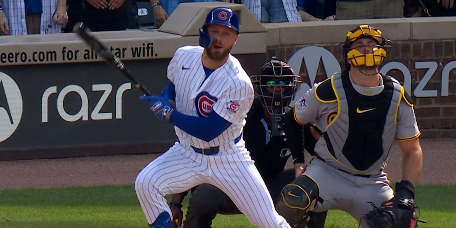 Michael Busch ends 0-for-30 slump with key single