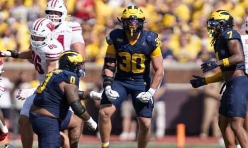 Michigan LB Jimmy Rolder picked by Lions in fourth round of NFL Draft