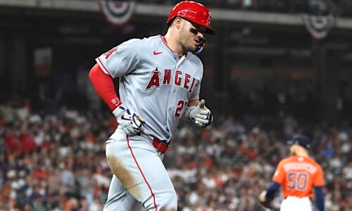 Mike Trout Goes for a Walk