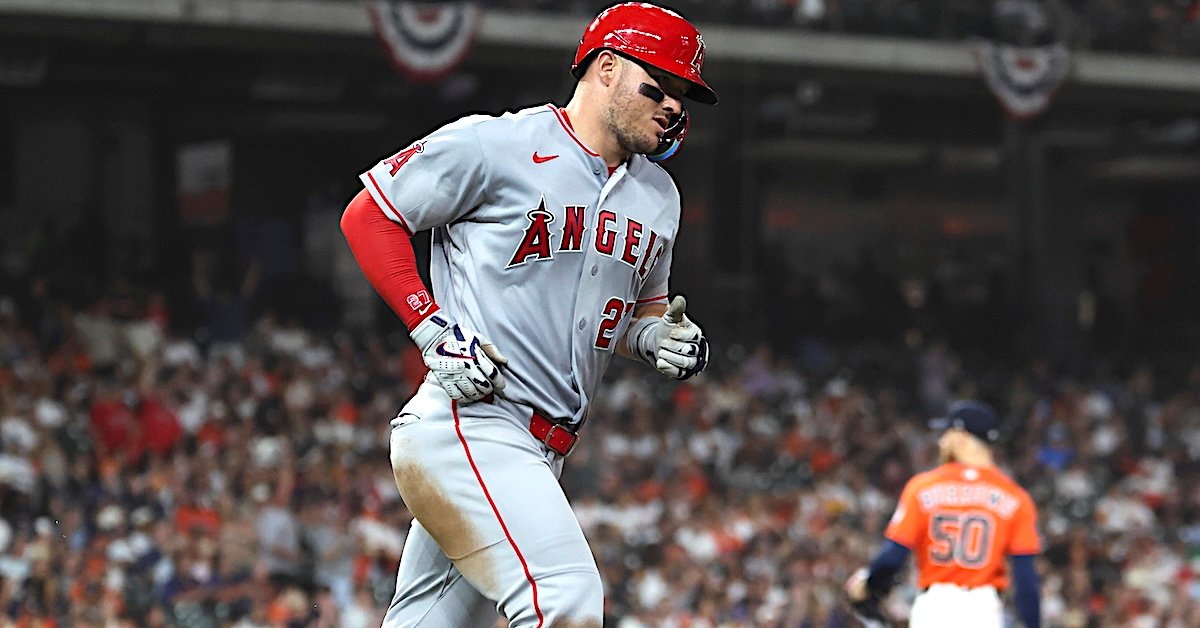 Mike Trout Goes for a Walk