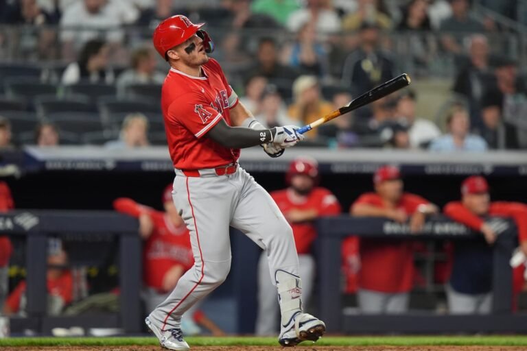 Mike Trout is off to a great start this season. He just hit five home runs in a four-game series against the Yankees.