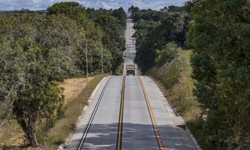 "Nova" estrada Mandirituba/São José dos Pinhais está 65% pronta
