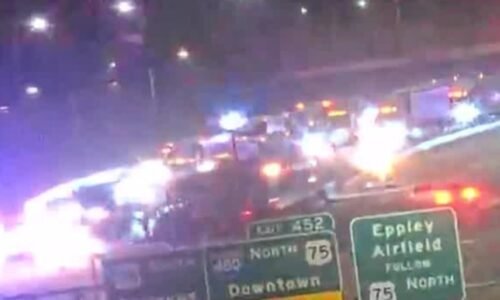 One taken to hospital after Interstate 80 pileup in Omaha