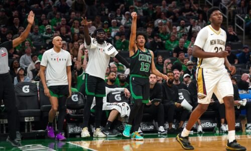 The Celtics made 29 3-pointers last game, tying an NBA record.