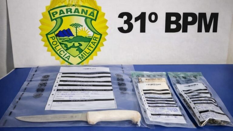 PM apreende drogas e prende suspeito durante abordagem em Iracema do Oeste