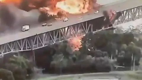 Panama City: Bridge of the Americas closed after massive explosion at fuel tanker centre, one missing