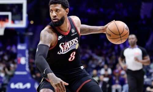 Sixers forward Paul George has averaged 21 points since returning from his 25-game suspension.