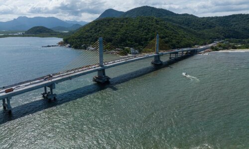 Ponte de Guaratuba ganha data de inauguração