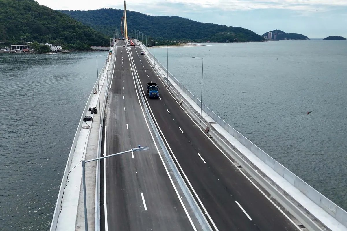 Ponte de Guaratuba recebe licença final que autoriza operação