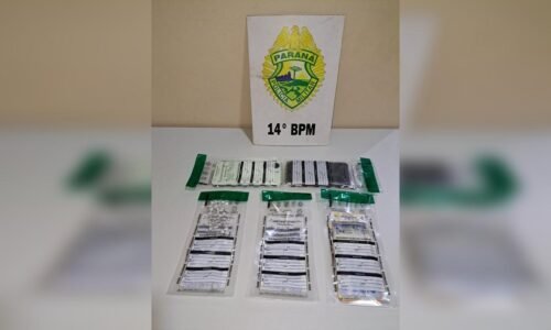 ROTAM prende dois por tráfico e cumpre mandado durante operação em Medianeira