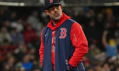 Manager Alex Cora and the Red Sox haven't had much to smile about early in the season.