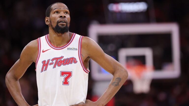 Rockets' Kevin Durant (knee) questionable for Game 1 vs. Lakers
