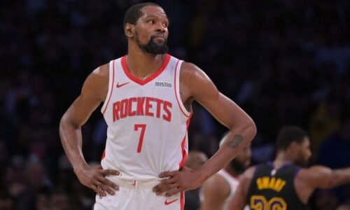 Rockets rule out Kevin Durant (ankle) for Game 3 vs. Lakers