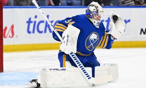 Sabres G Lyon may miss start of playoffs with lower body injury