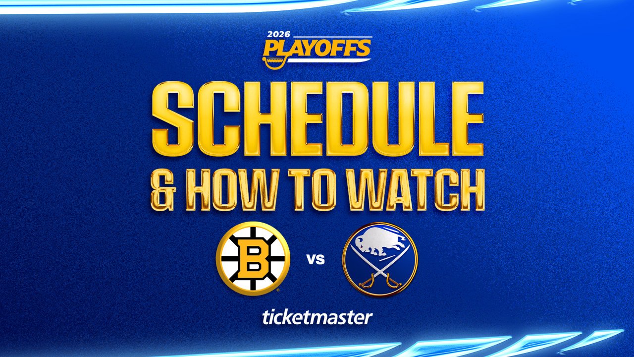 Sabres announce schedule, tune-in info for Round 1 playoff series vs. Bruins