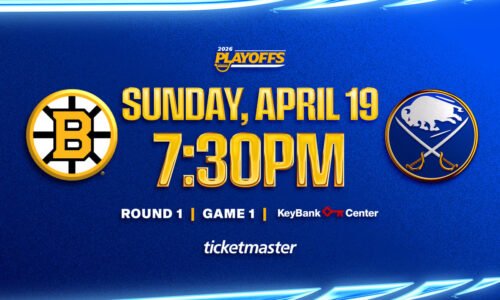Sabres to open playoffs on Sunday, April 19