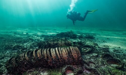 See the 2,000-Year-Old Ancient Roman Cargo From an Accidental Shipwreck Discovered at the Bottom of a Lake in Switzerland