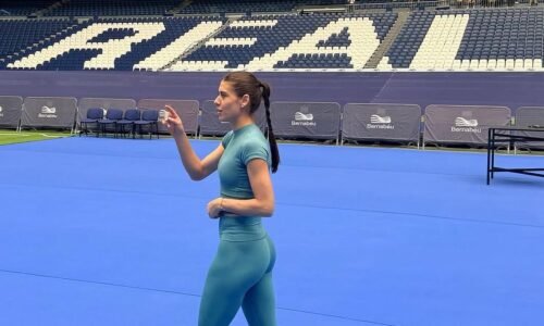 Sorana s-a antrenat pe „Bernabeu”, iar colega din circuit nu s-a putut abține: „Ai corpul ideal”