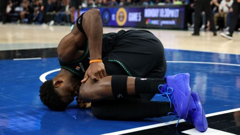 Sources: Anthony Edwards avoids ligament damage, out weeks