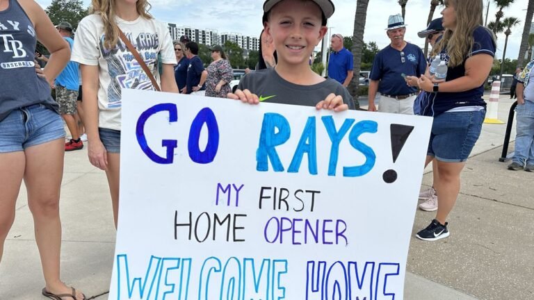Tampa Bay Rays Chicago Cubs Opening Day Tropicana Field MLB