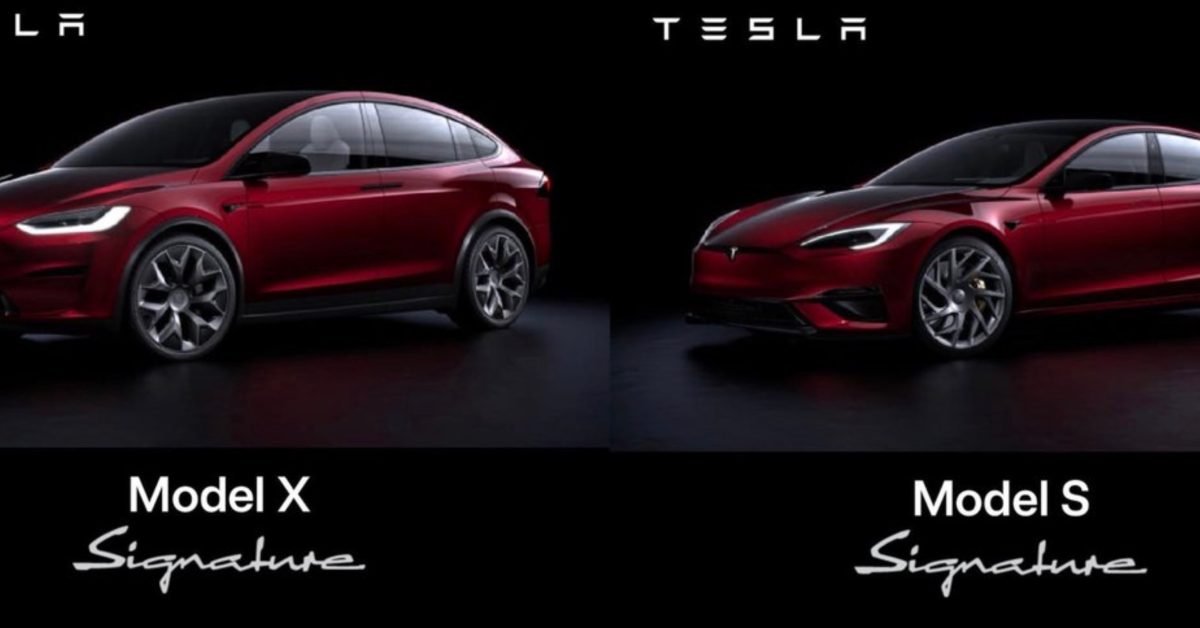 Tesla doing final 'Signature Series' run of Model S and X Plaid — starts at $159,420