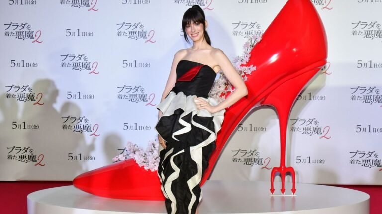 The Inspo For Anne Hathaway’s 'Devil Wears Prada 2' Looks? “Supernova Joy”