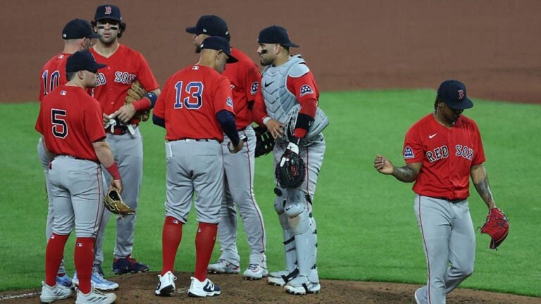 The Orioles pounded the pathetic Red Sox into the ground so badly they ran out of home run fireworks