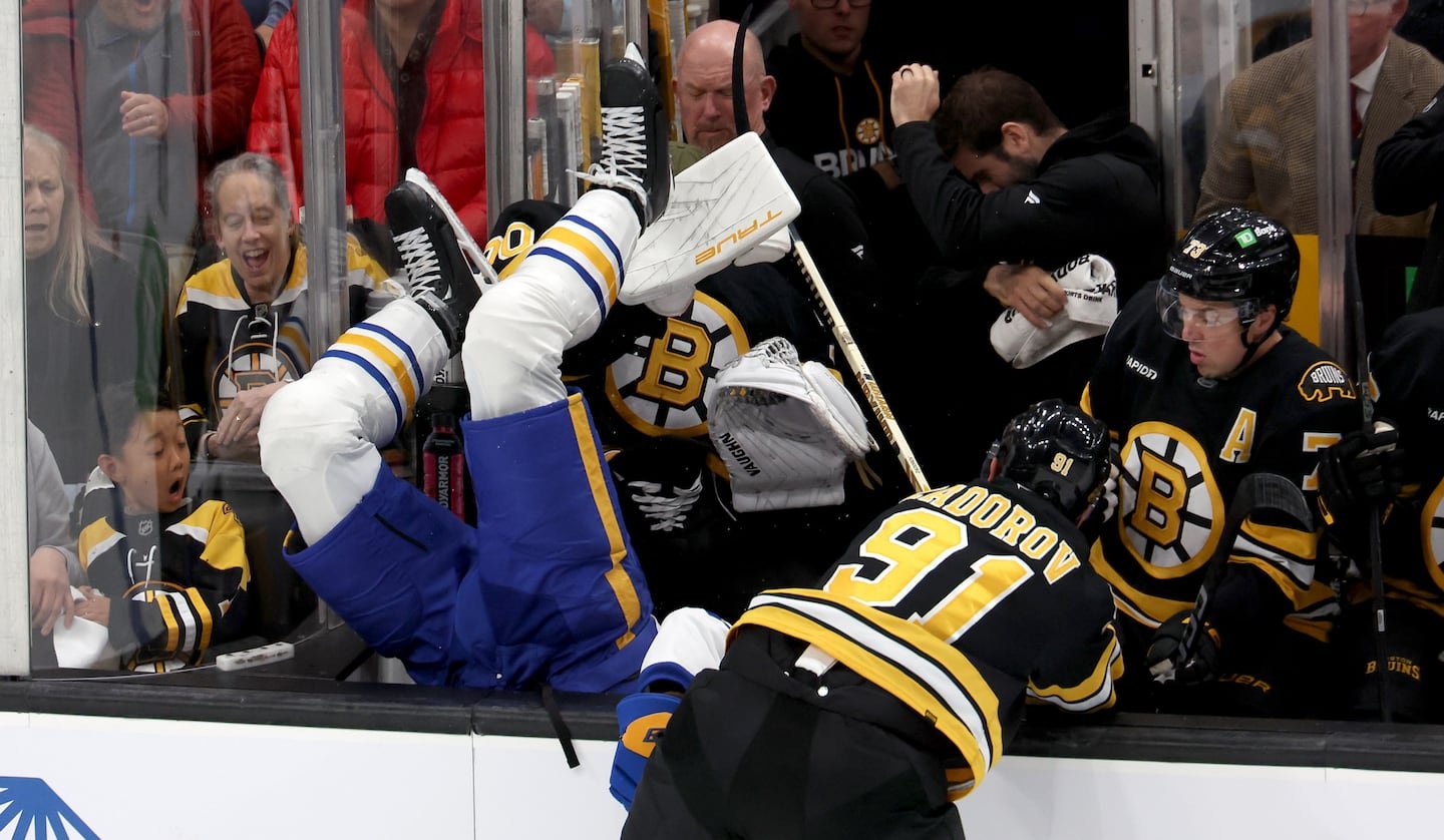 Things are looking up for Owen Power and the Sabres now, but in the season's first week they were upended by Nikita Zadorov and the Bruins at TD Garden.
