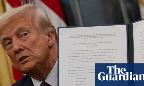 Trump reportedly says he’ll issue mass pardons at end of his presidential term | Donald Trump