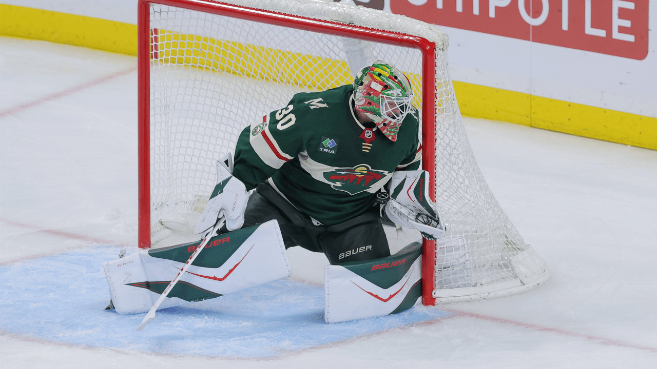 Wallstedt 'knew I could' be No. 1 goalie for Wild in Stanley Cup Playoffs