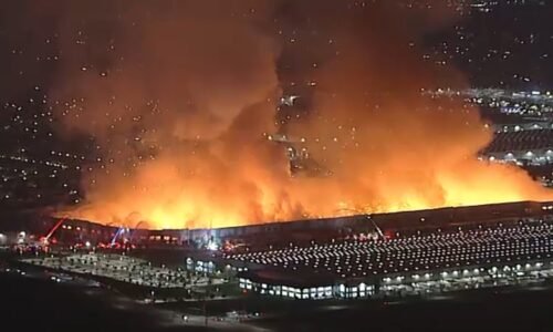 Warehouse employee accused of arson after Kimberly-Clark Distribution Center full of paper goods destroyed in massive Ontario fire