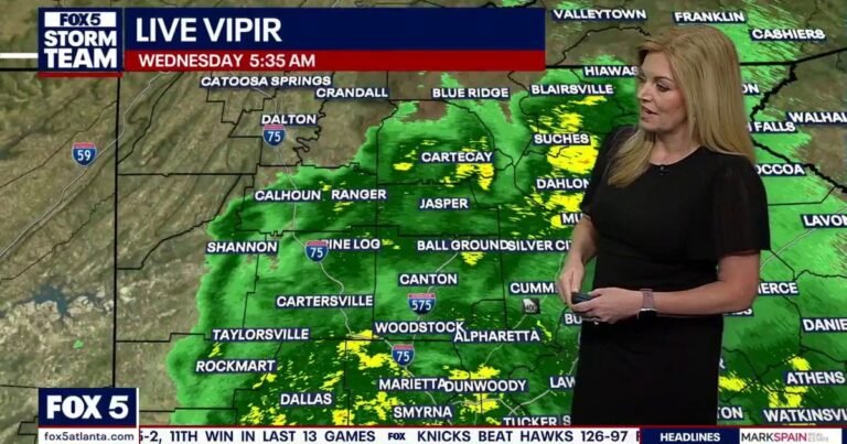 Wednesday weather: Rainy start brings slick roads, crashes across metro Atlanta