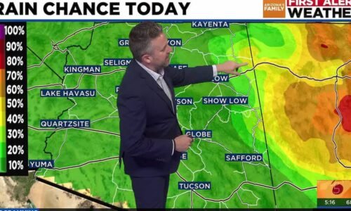 Weekend storm to bring rain chances to Arizona