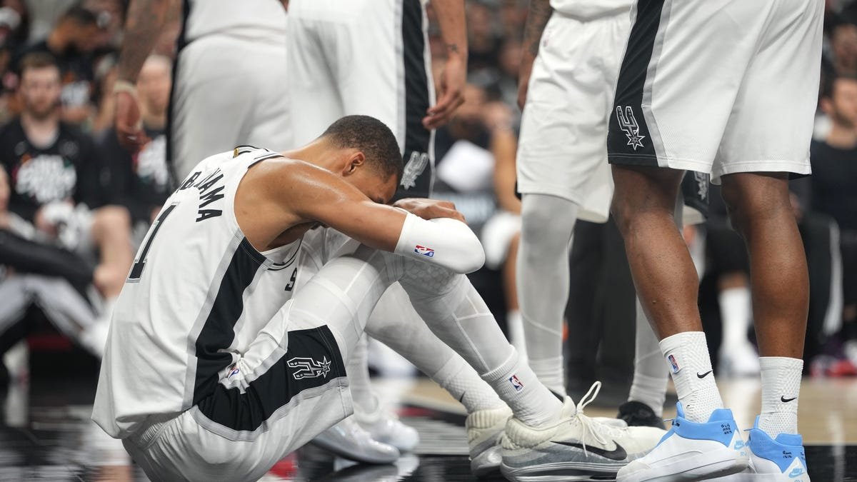 Will Wemby play tonight as Spurs take on Blazers in Game 3?