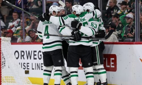 Wyatt Johnston gives Stars double-OT win over Wild, series lead
