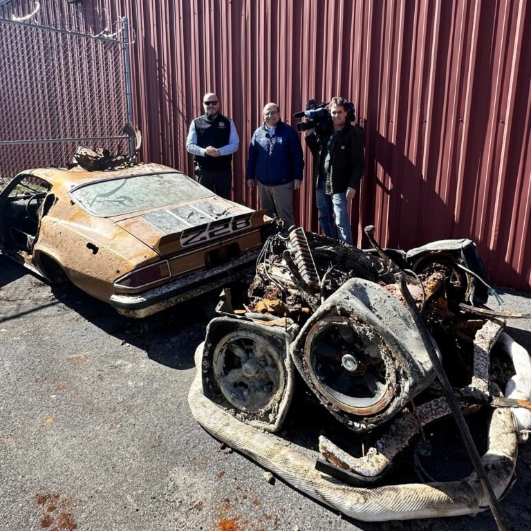 1974 Chevy Camaro Fished Out of Maine Lake After Decades Underwater