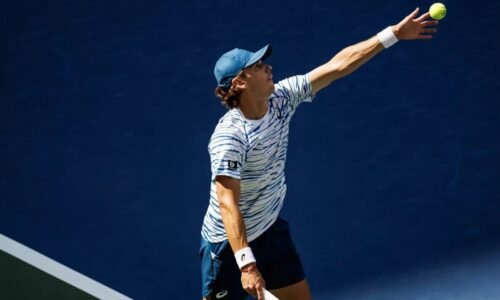 Alex de Minaur will be in action at the ATP Rotterdam Open.