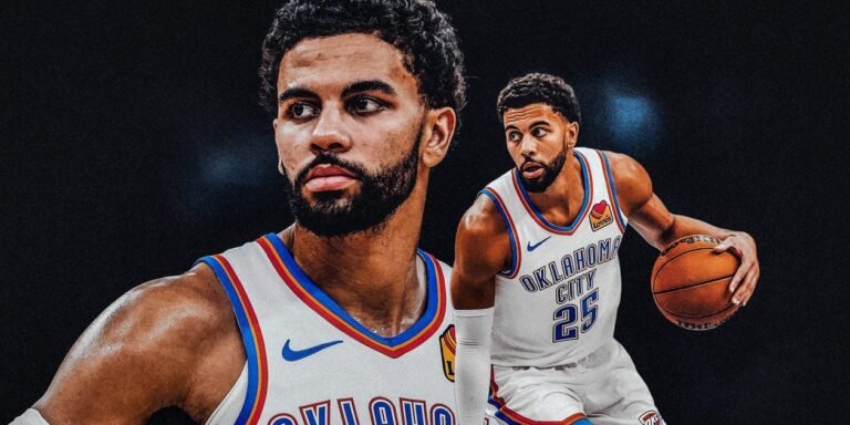 Ajay Mitchell, Thunder’s breakout player, carries the dreams of his late father