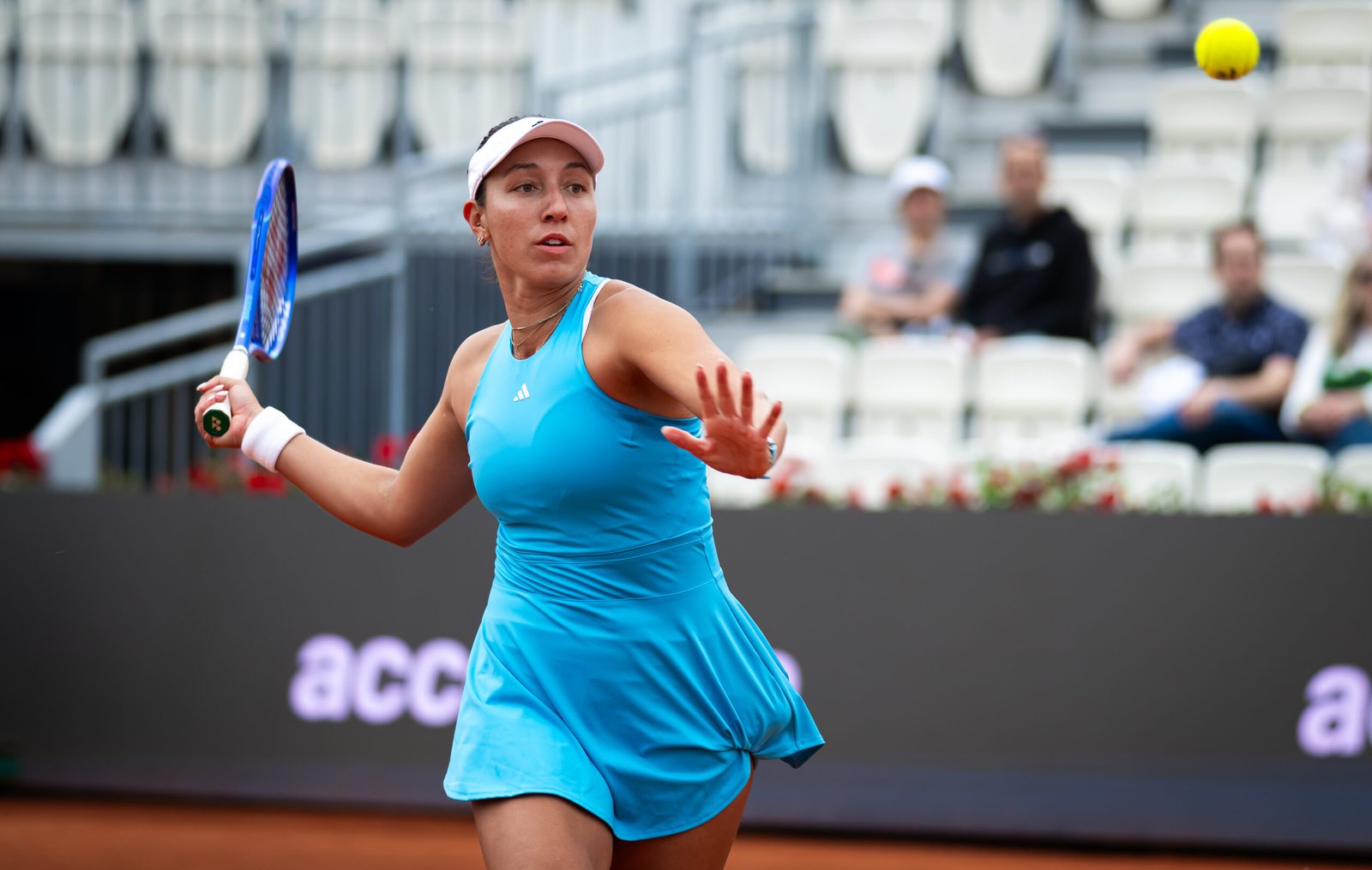 All 12 game points from Pegula's whitewash of Masarova in Rome