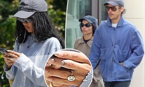 All the details on Zoë Kravitz's engagement ring from Harry Styles