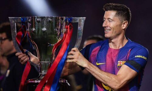 An ode to Robert Lewandowski, the striker who put Barcelona ‘back where they belong’