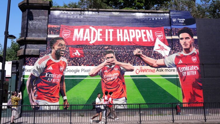 Arsenal trophy lift: Watch Gunners hoist Premier League trophy as 2025-26 champions