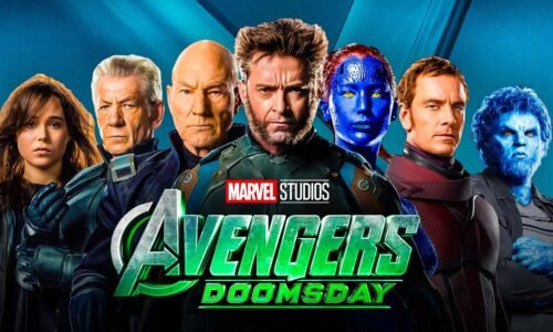 X-Men main actors as their characters, Avengers Doomsday logo