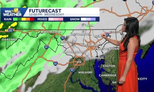 Baltimore Weather: Showers and storms Wednesday