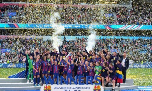 Barcelona golea al histórico rival OL Lyonnes en la final de la Liga de Campeones femenina